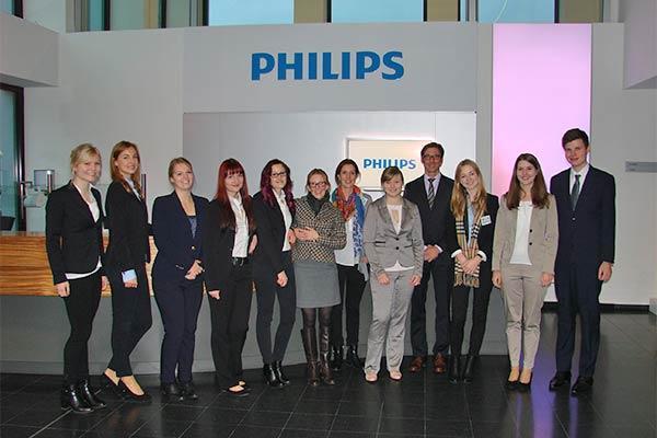 Praxis im Studium ein Consulting-Workshop für Studierende bei Philips