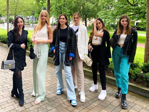 Studentinnen Frankfurt Fashion Week