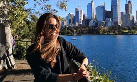 Hannah Erlebach im Auslandssemester in Australien