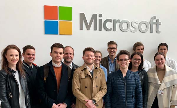 Exkursion Unternehmenskultur Microsoft