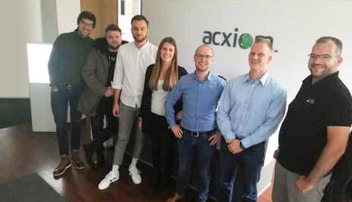 Besuch beim Praxispartner acxiom